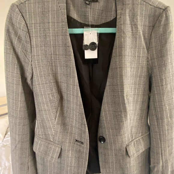 PREMISE STUDIO GLEN PLAID BLAZER - Picture 3 of 4